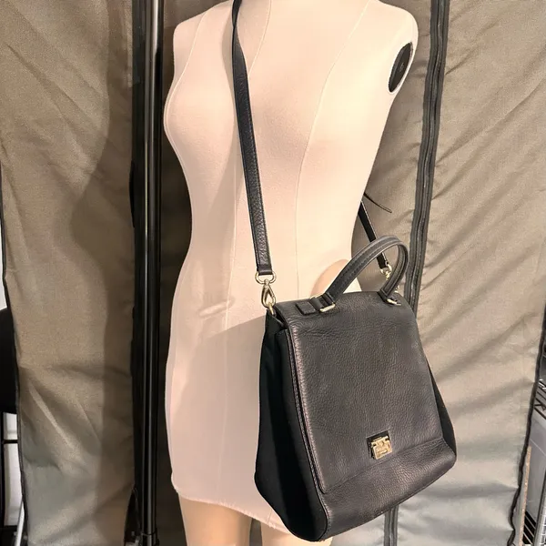 Kate Spade Crossbody Handbag Leather Tote Black Satchel Shoulder Bag Purse - Image 13