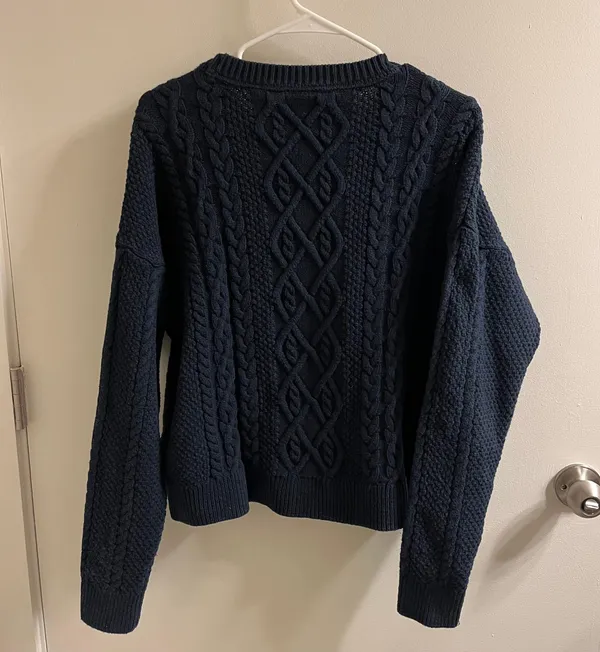 Navy Knit Sweater - Image 2