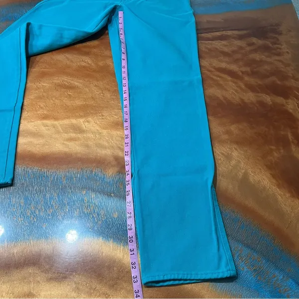 Rocky Mountain Clothing Turquoise High rise Jeans size 25” bare back riding - Image 10