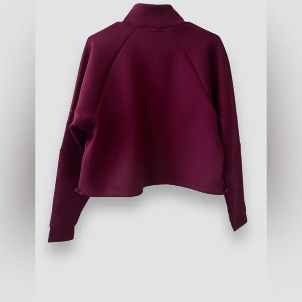 Nike Dri-FIT Prima Women's 1/2-Zip Training Top Size Medium Plum Pullover NWT - Image 9