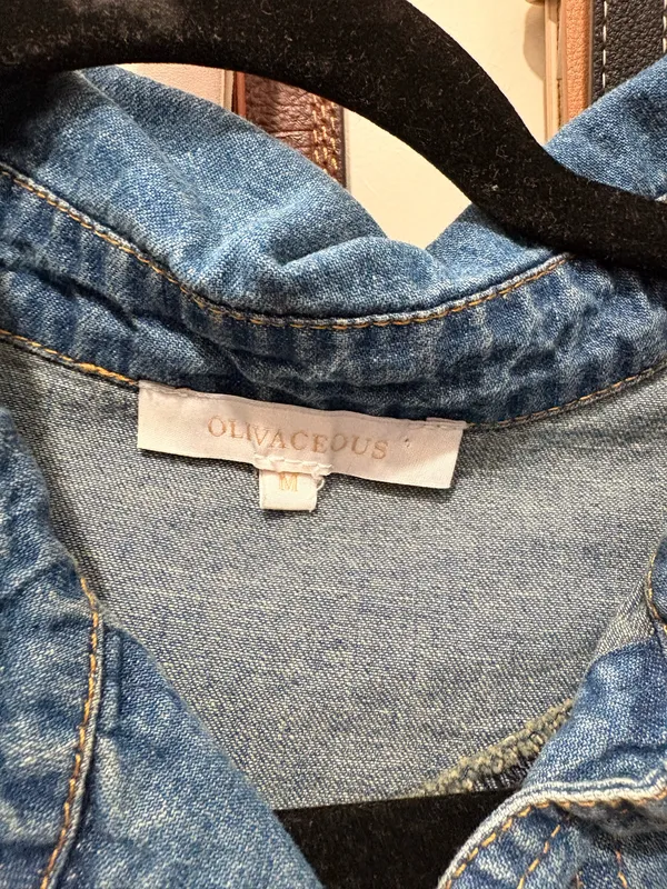 Olivaceous Jean Romper - Image 2