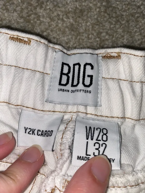 BDG Urban Outfitters Y2K Denim Cargo Womens Pants - Image 8