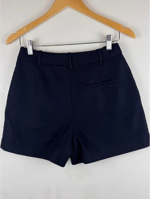 Zara Women’s Black High Waisted Tailored Shorts Size S Minimalist Office Chic - Image 6