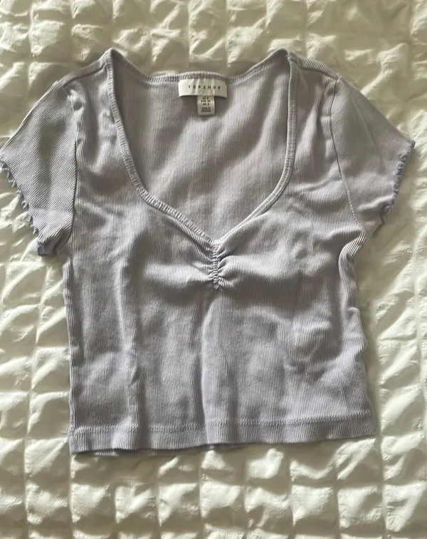 Top shop Lavender Crop Top - Image 2