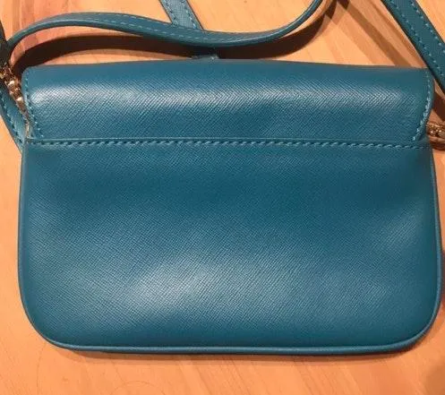 Tory Burch Turquoise Cross Body Purse - Image 2