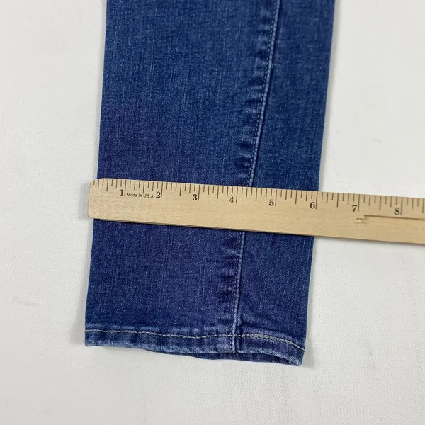Levis Jeans Womens 28 Blue Classic Mid Rise‎ Skinny Stretch Denim Five Pocket - Image 3