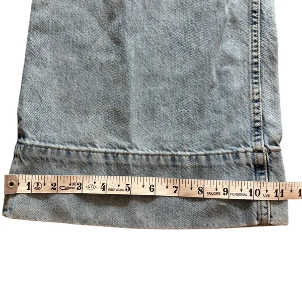 LOFT High Waist Palazzo Jeans‎ Size 26 Wide Leg Denim Blue - Image 9