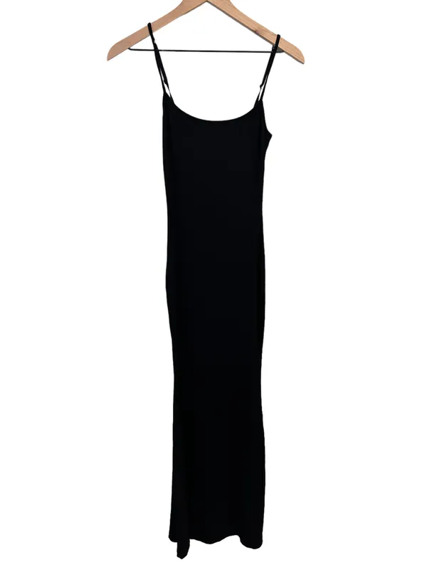 SKIMS Soft Long Slipdress ONYX Medium NWT - Image 7