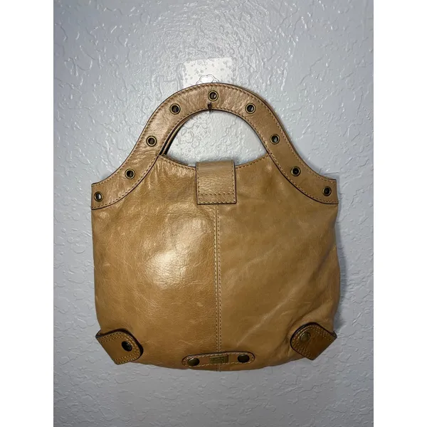 Vintage GUESS Leather Handbag Buckle Y2K 2000's - Image 3