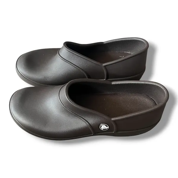 Crocs "On The Clock" Slip-On Work Shoes – Women's Size 9 - Image 2