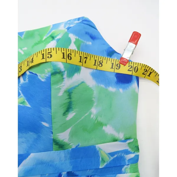Runaway The Label Zayla‎ Mini Dress Blue Floral Strapless Ruched XXL NEW - Image 6