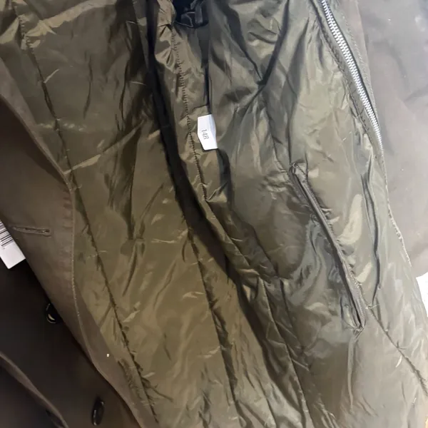 US Army All Weather Trench Coat Green AGSU 14R Fechheimer American Apparel - Image 5