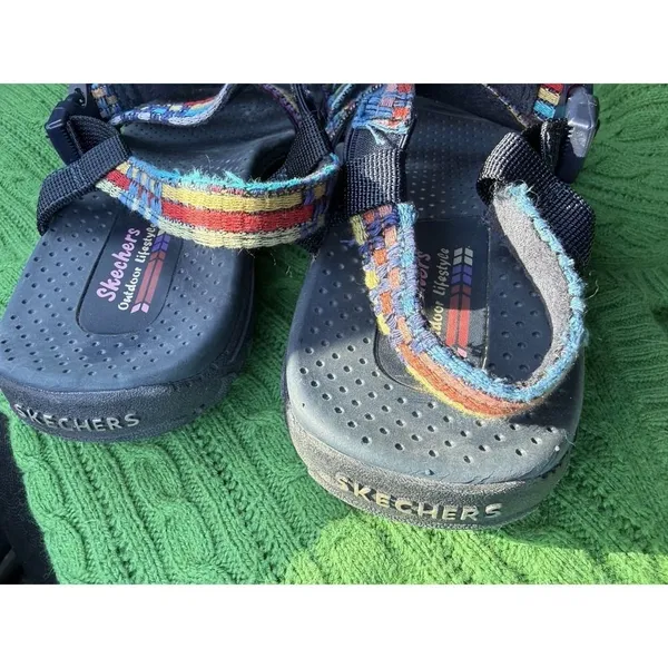 Skechers Outdoor Lifestyle Women 8 Multi Good‎ Strappy Buckle Hiking Sandals - Image 6