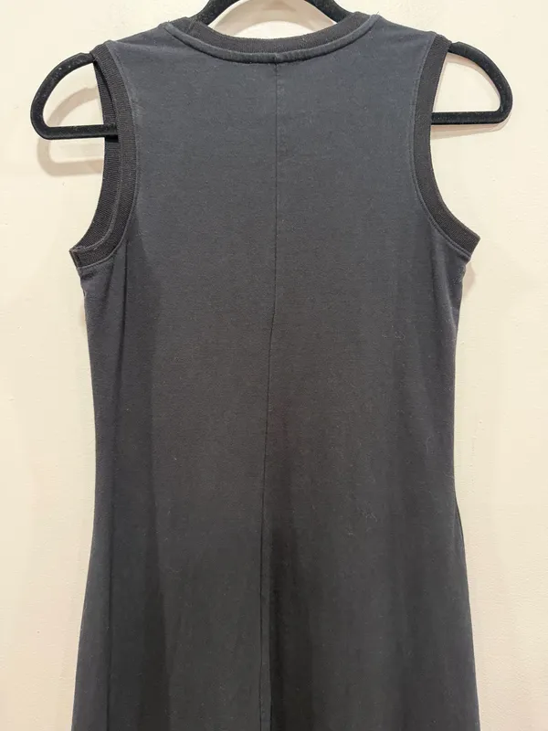 Magaschoni Black Sleeveless Dress Minimal A-Line Stretch Size XS - Image 5