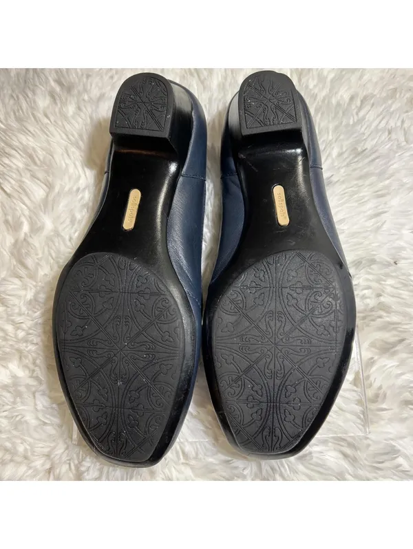 Sofft Women's Size 7.5W Black Leather Square Toe Casual Comfort Slip On Shoes - Image 7