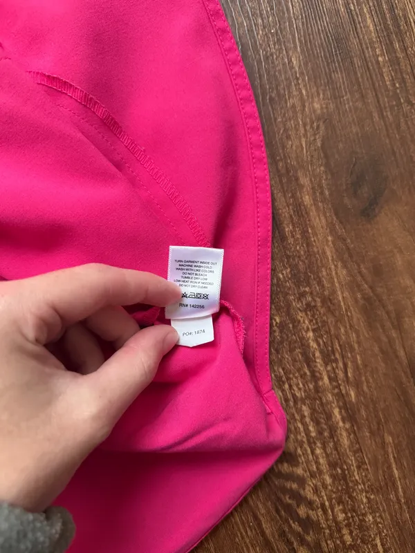 FIGS Women’s Shocking Pink Rafael Oversized Scrub Top Nursing Hospital - Size M - Image 5
