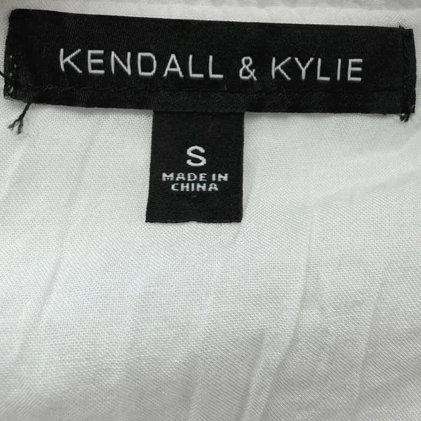 Kendall & Kylie Eyelet Mini Skirt Size Small Cottagecore Romantic Coastal Chic - Image 3