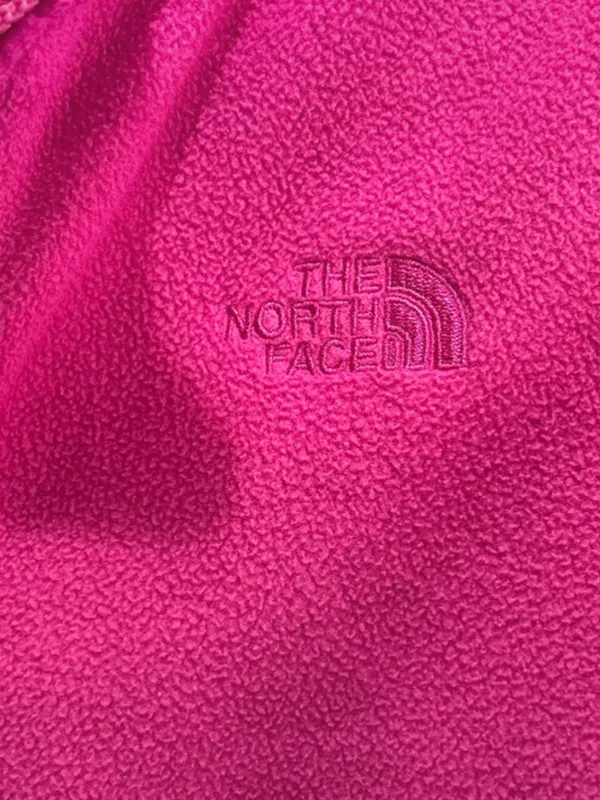 The North Face Women's Hot Pink Full-Zip Teddy Fleece Jacket SP - Image 5