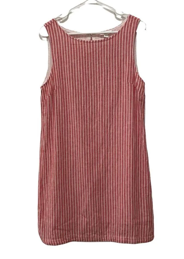 Beachlunchlounge Striped Sleeveless Shift Dress - Image 9