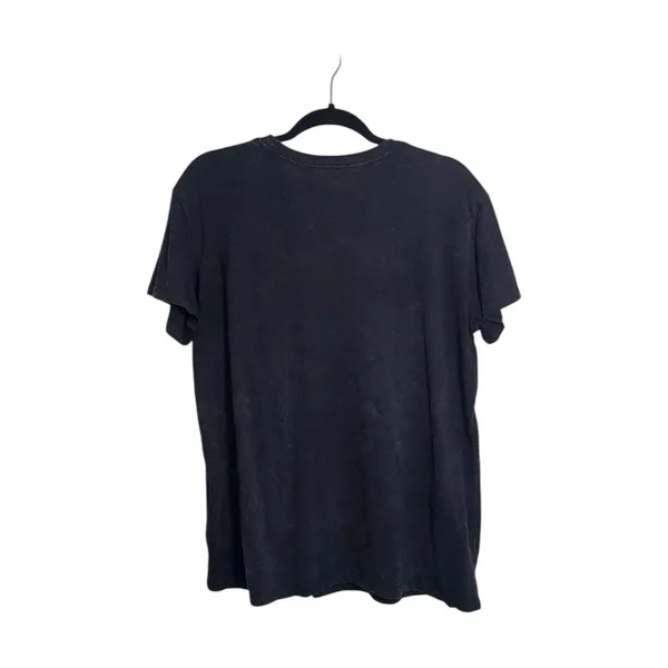 Maurices AC/DC Black Animal Print Graphic Tee Rhinestone Oversized - Image 7