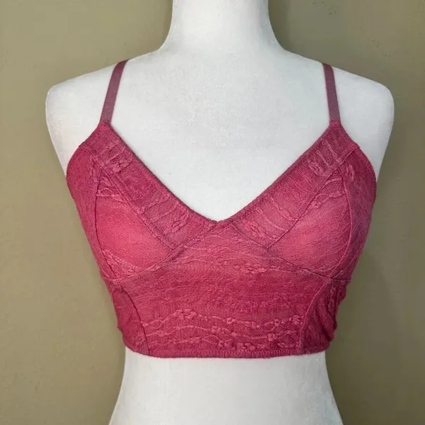 INTIMATELY FREE PEOPLE Lace Bralette Crop Top - Small - Image 2