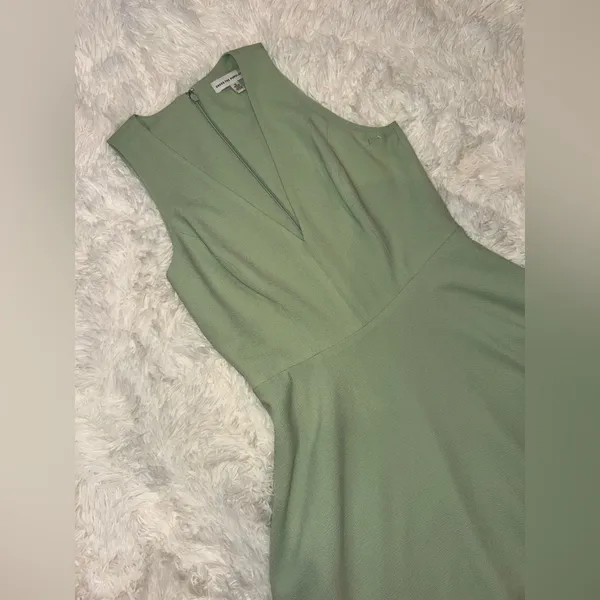 NEW Dress the Population Catalina Fit & Flare Cocktail Dress green Sage size XS - Image 6
