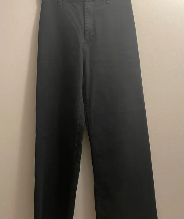 Zara Black Straight Cut Jeans ( thick) - Image 4
