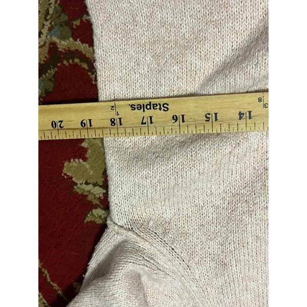Lauren Ralph Lauren Layered Preppy Collar Academia Cotton Pink Sweater - Image 5