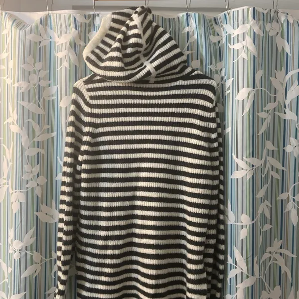 Gap Striped Pullover Hoodie Sweater Size Small - Image 5