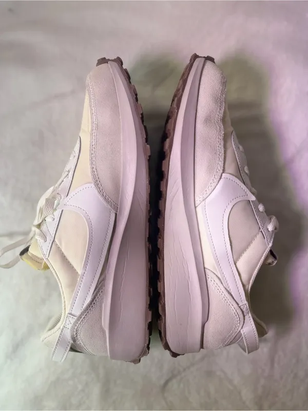 Nike Women's Summit White and Cream Retro Runner Sneakers - Image 8