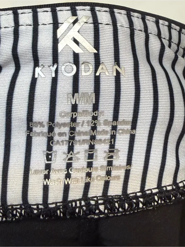 Kyodan Black & White Striped Tennis Skort - Image 5