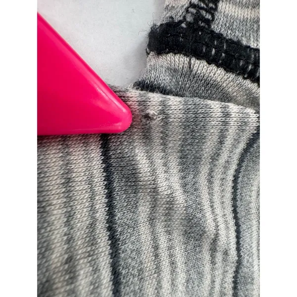 Smartwool Merino Wool 1/4 Zip Base Layer Top XS Gray Stripe Mock Neck Outdoor - Image 14