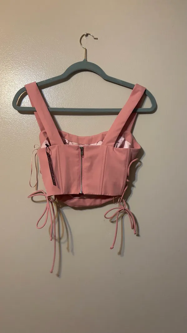 Paper Moon Pink Top Crop - Image 2
