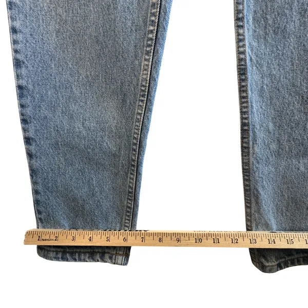 Levi's 550‎ Vintage 90s Mom Jeans Light Wash Denim High Waisted USA Made Size 9 - Image 8