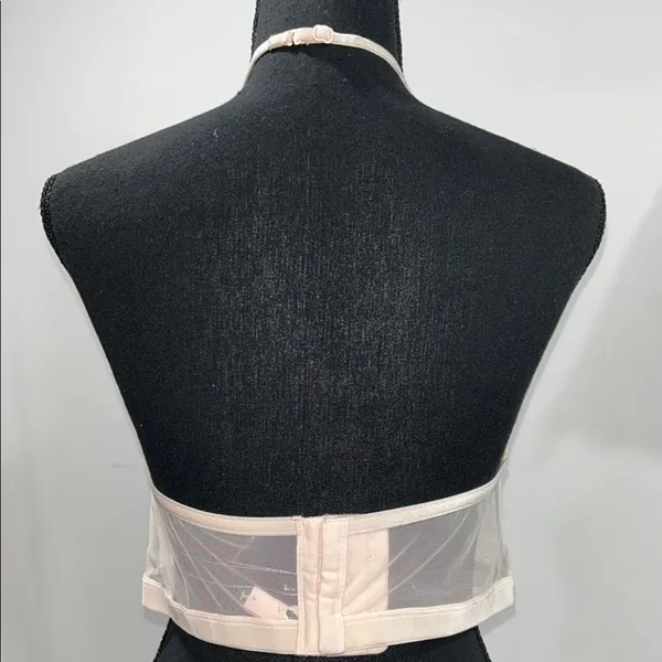 Victoria's Secret Cream Lace Halter Bra - Image 3