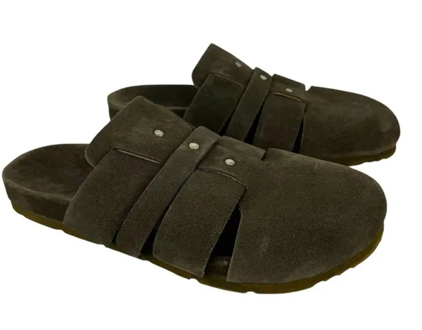 Free People Mule Clogs Sunday Season Khaki Green Slip On Women’s 36 USA 6 - Image 9