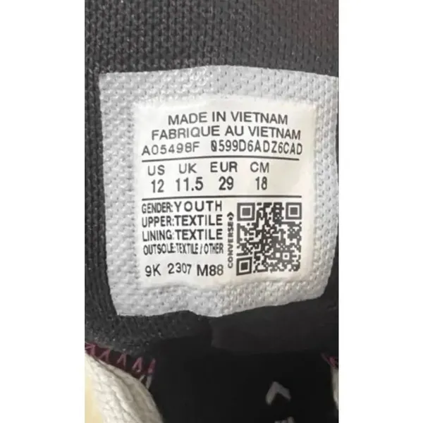 Converse Chuck Taylor Lift Platform SB Canvas Pink Shoes Girls Youth Shoes 12 - Image 8
