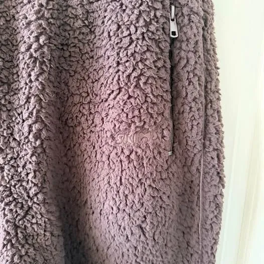 Skims Sherpa Sweatpants Espresso Size Large - Image 2