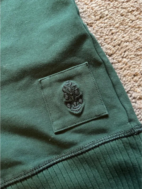 Free People Movement Green Biker Shorts - Image 2