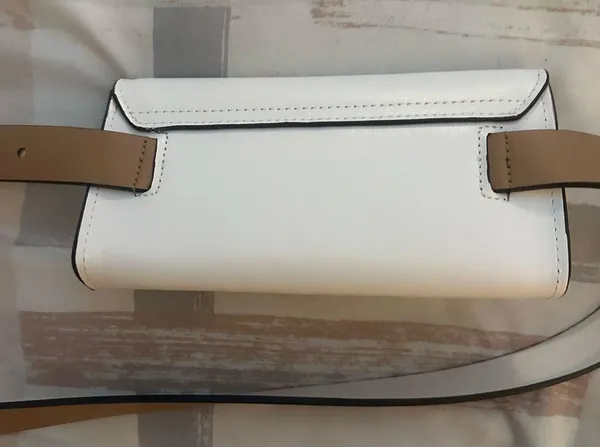 Kate Spade Leather Belt Bag, White, NWT - Image 2