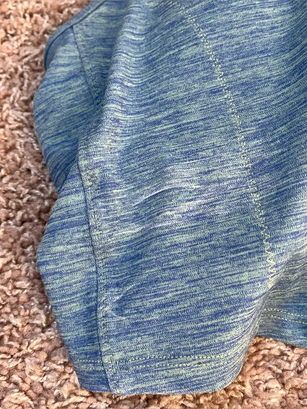 Vitality Cloud II Cropped Racerback Tank Blue - Image 6