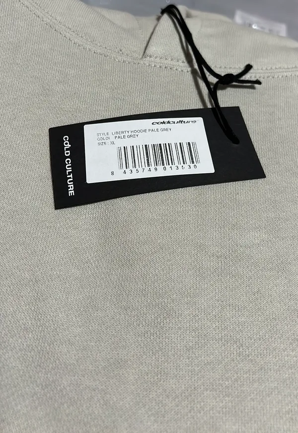 Cole Couture LIBERTY HOODIE PALE GREY - XL - Image 4