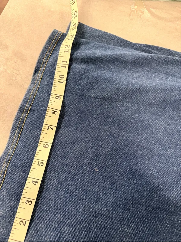 NWOT Halara Size 2X Pull On Wide Leg Jeans Blue Stretch Denim High Rise Regular - Image 9