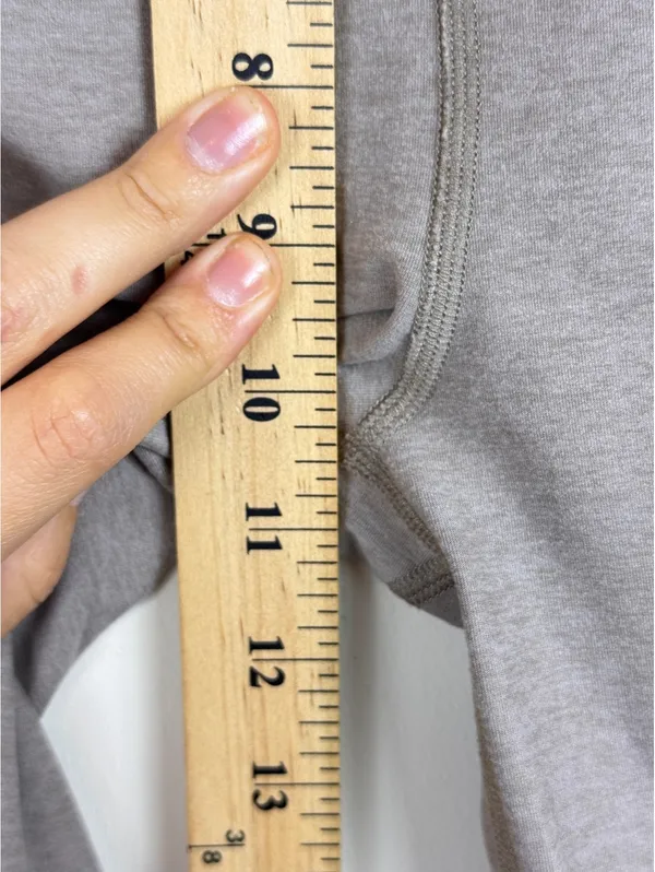 Beyond Yoga High Waisted Wide Leg Cropped Pants Oatmeal Beige Size M - Image 10