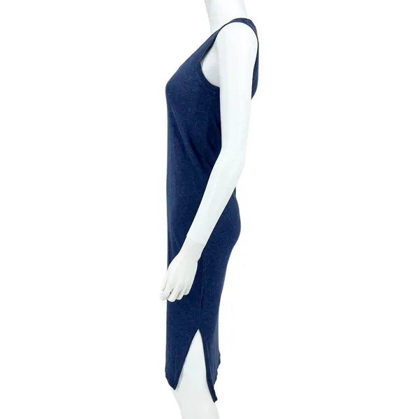 MADEWELL Dress Women Size XXS Maxi Navy‎ Blue Nightfall Sleeveless Jersey Tank - Image 2