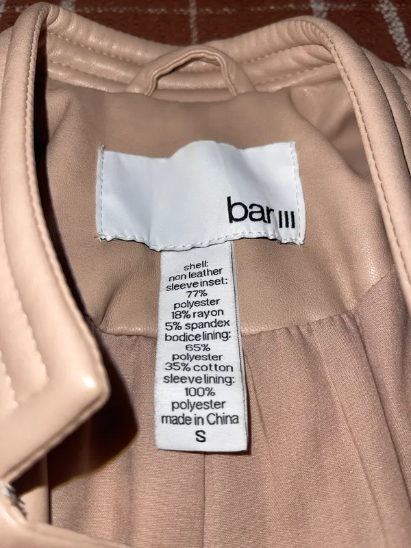 Faux leather jacket - Image 2