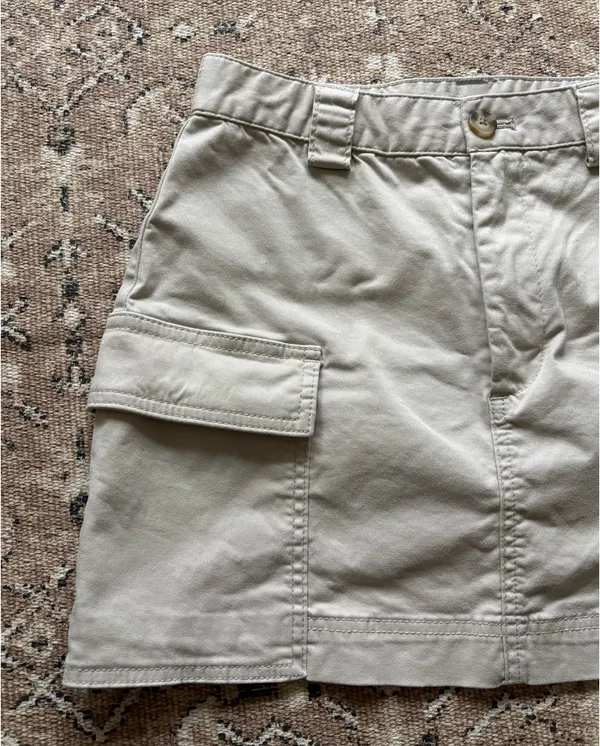 Abercrombie Beige Cargo Skirt - Image 3