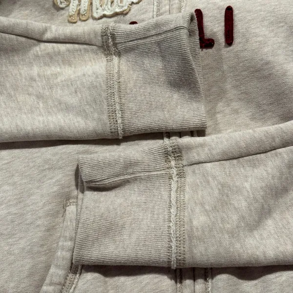 Hollister Jacket Hoodie Y2K Preppy Streetwear Casual Retro Full Zip Size Large - Image 11