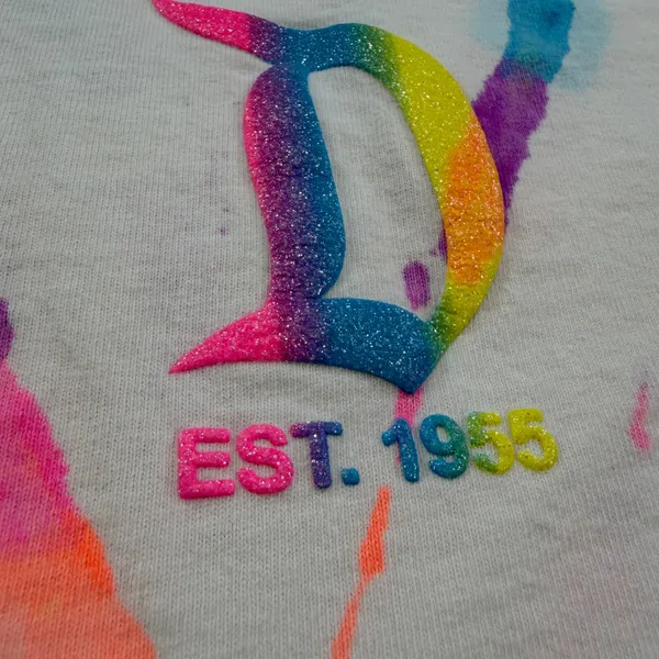 Disney Parks Spirit Jersey Disneyland Resort Neon Rainbow Tie Dye Size M - Image 4