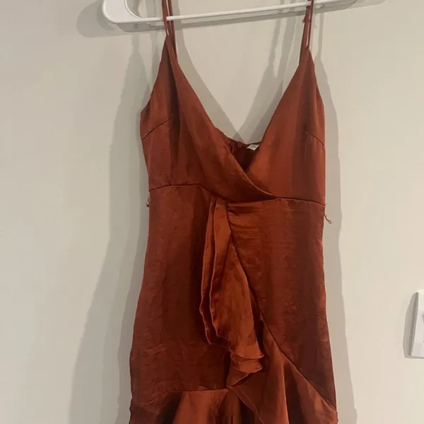 Lucy in the Sky rust mini‎ dress size xs - Image 4